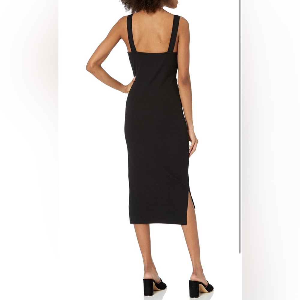 The Drop Women's Amelia Square-Neck Strappy Bodycon Midi Tank Dress - Picture 2 of 5